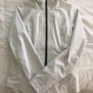Lululemon White Rain Jacket